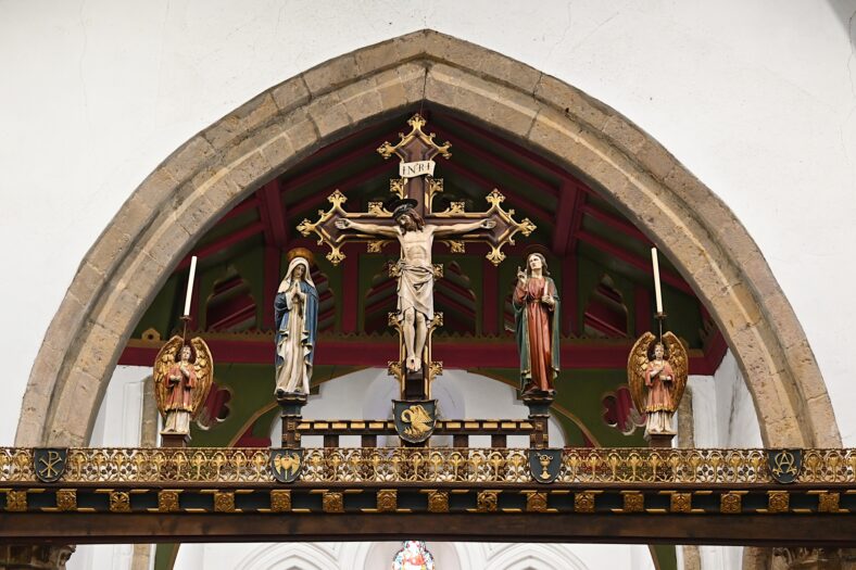 Caistor, SS. Peter & Paul, Rood Beam - Society for Lincolnshire History ...