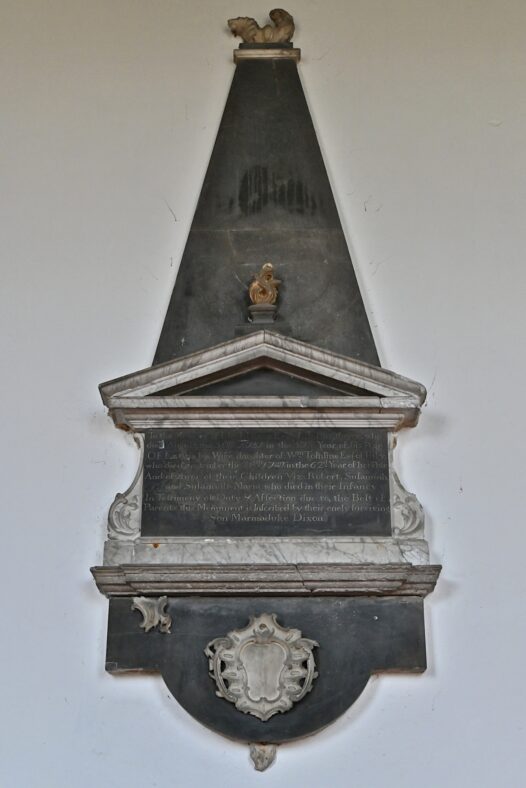 Middle Rasen, St Peter, Chancel, Monument - Society for Lincolnshire ...