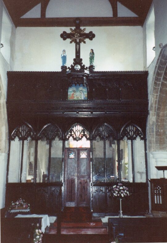 Mumby, St Thomas, Screen - Society for Lincolnshire History & Archaeology