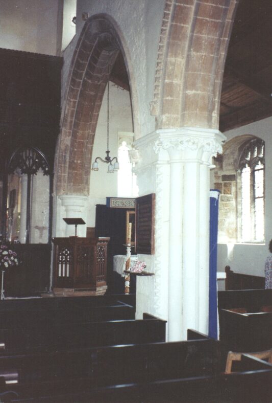Mumby, St Thomas, Arcade - Society for Lincolnshire History & Archaeology